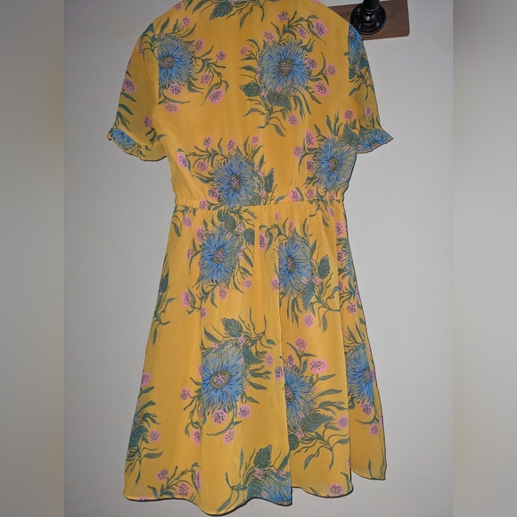 W Madewell size 2 Yellow Dress - Picture 3 of 6